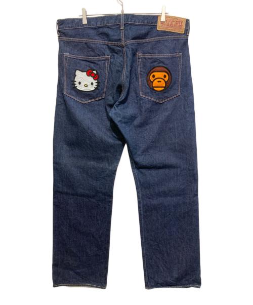 A BATHING APE（ア ベイシング エイプ）A BATHING APE (ア ベイシング エイプ) デニムパンツ インディゴ サイズ:XXLの古着・服飾アイテム