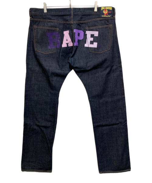 A BATHING APE（ア ベイシング エイプ）A BATHING APE (ア ベイシング エイプ) デニムパンツ インディゴ サイズ:XXLの古着・服飾アイテム