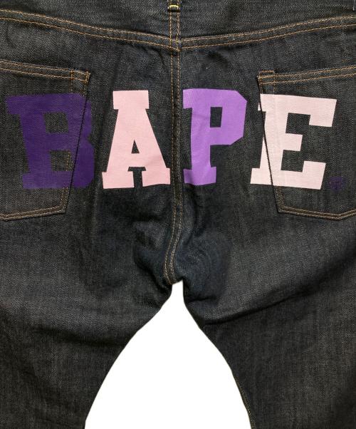 A BATHING APE（ア ベイシング エイプ）A BATHING APE (ア ベイシング エイプ) デニムパンツ インディゴ サイズ:XXLの古着・服飾アイテム