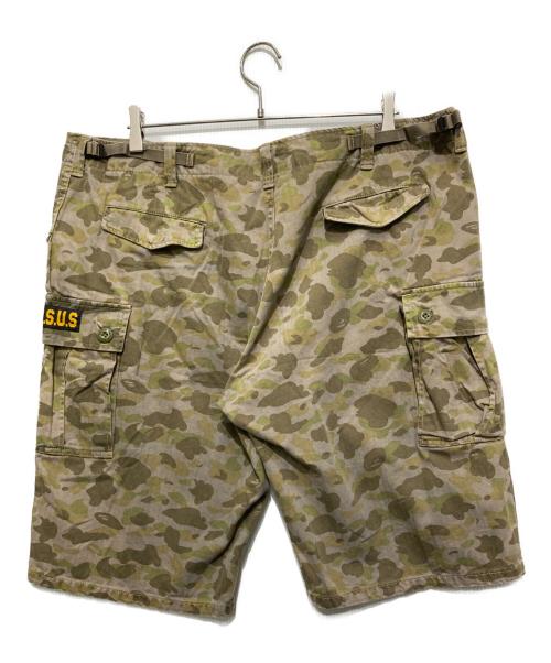 A BATHING APE（アベイシングエイプ）A BATHING APE (アベイシングエイプ) カモフラカーゴハーフパンツ カーキ サイズ:XXLの古着・服飾アイテム