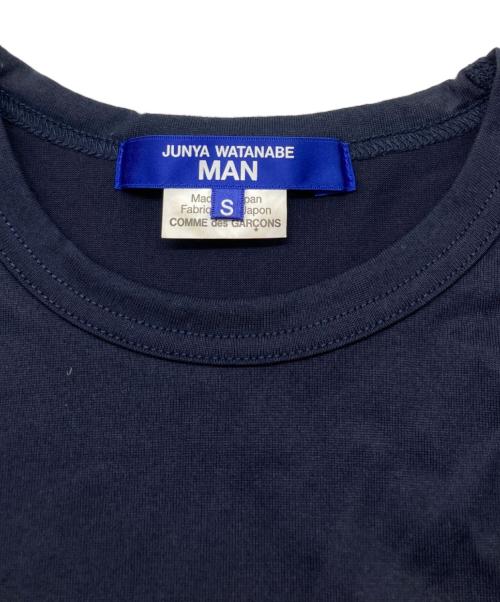JUNYA WATANABE MAN（ジュンヤワタナベマン）JUNYA WATANABE MAN (ジュンヤワタナベマン) 綿エステルプレーティング天竺 ネイビー サイズ:Sの古着・服飾アイテム