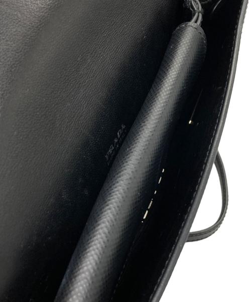 PRADA（プラダ）PRADA (プラダ) チェーンショルダーバッグ ブラックの古着・服飾アイテム