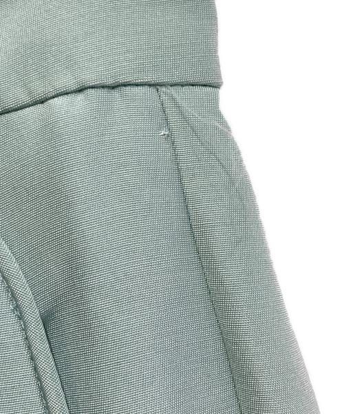 Mame Kurogouchi（マメクロゴウチ）Mame Kurogouchi (マメクロゴウチ) Silk Wool Double Cloth Tapered Trousers ミントグリーン サイズ:1の古着・服飾アイテム