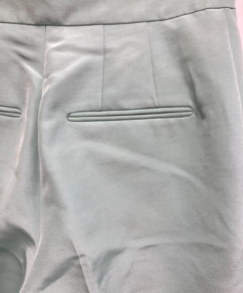 Mame Kurogouchi（マメクロゴウチ）Mame Kurogouchi (マメクロゴウチ) Silk Wool Double Cloth Tapered Trousers ミントグリーン サイズ:1の古着・服飾アイテム