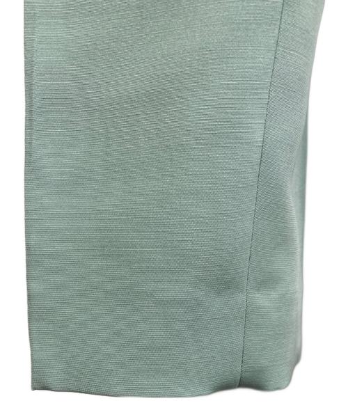 Mame Kurogouchi（マメクロゴウチ）Mame Kurogouchi (マメクロゴウチ) Silk Wool Double Cloth Tapered Trousers ミントグリーン サイズ:1の古着・服飾アイテム