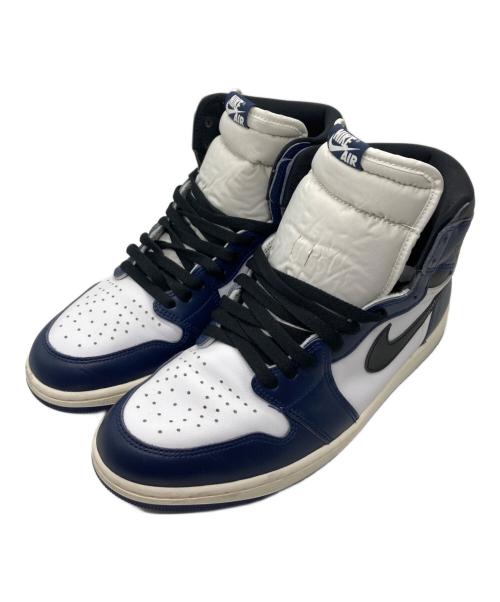 NIKE（ナイキ）NIKE (ナイキ) Air Jordan 1 Retro High OG（エアジョーダン1レターハイOG） Midnight Navy サイズ:30㎝の古着・服飾アイテム