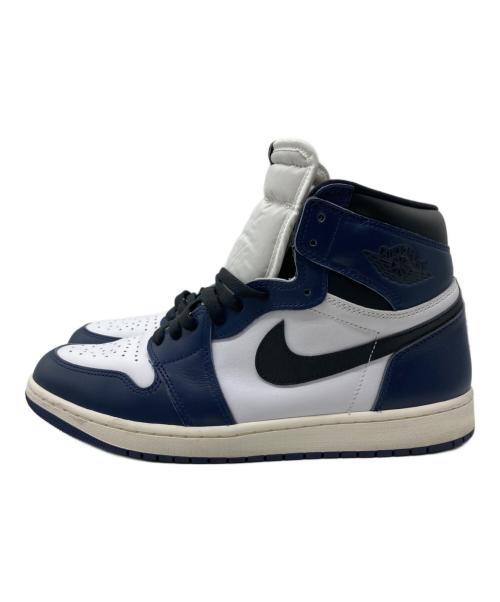 NIKE（ナイキ）NIKE (ナイキ) Air Jordan 1 Retro High OG（エアジョーダン1レターハイOG） Midnight Navy サイズ:30㎝の古着・服飾アイテム