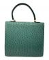 CELINE (セリーヌ) オーストリッチハンドバッグ グリーン：70000円