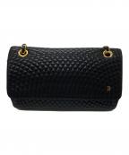 BALLYバリー）の古着「キルティングレザーショルダーバッグ」｜ブラック