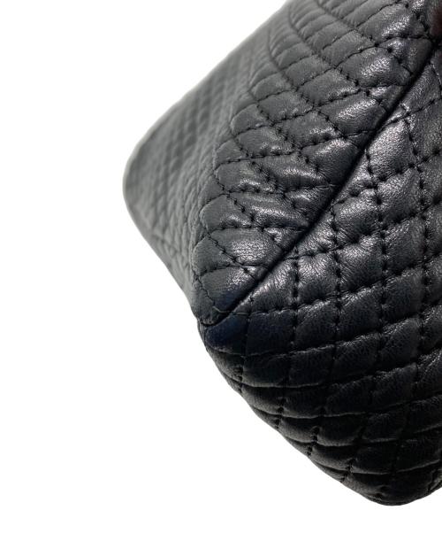 BALLY（バリー）BALLY (バリー) キルティングレザーショルダーバッグ ブラックの古着・服飾アイテム