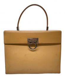 Salvatore Ferragamo（サルヴァトーレ フェラガモ）の古着「ハンドバッグ」｜ベージュ