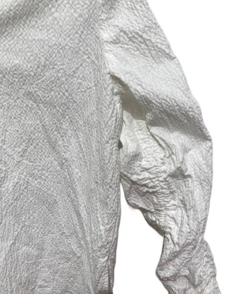 shirocon（シロコン）shirocon (シロコン) ミルフィーユギャザーブラウス ホワイト サイズ:34の古着・服飾アイテム