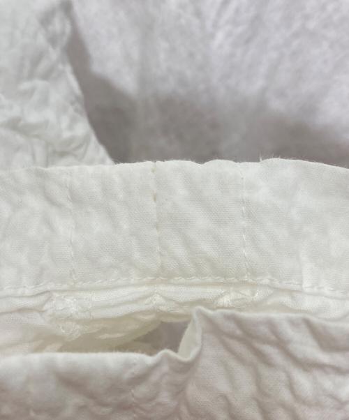 shirocon（シロコン）shirocon (シロコン) ミルフィーユギャザーブラウス ホワイト サイズ:34の古着・服飾アイテム