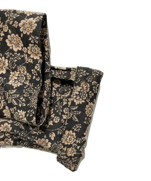 ne quittez pas（ヌキテパ）ne quittez pas (ヌキテパ) インド綿花柄フレアワンピース ブラック サイズ:Freeの古着・服飾アイテム