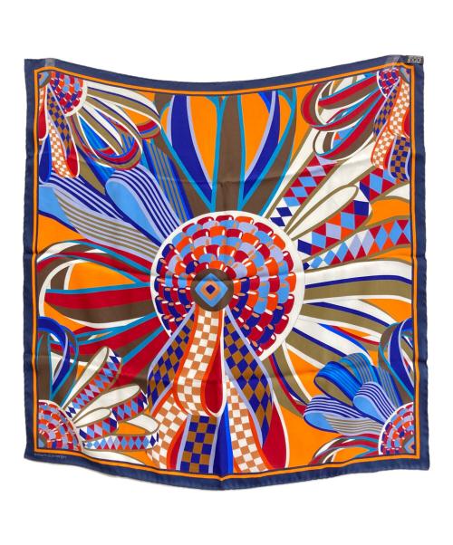 HERMES（エルメス）HERMES (エルメス) カレ70 オレンジの古着・服飾アイテム