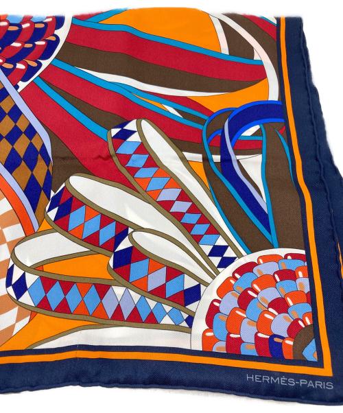 HERMES（エルメス）HERMES (エルメス) カレ70 オレンジの古着・服飾アイテム