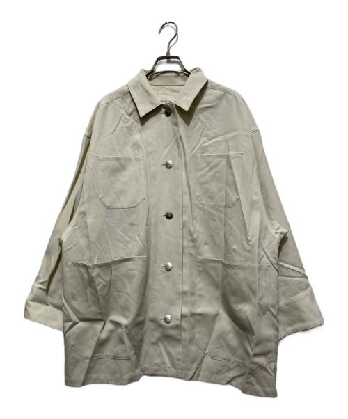 Demi-Luxe Beams（デミルクス ビームス）Demi-Luxe BEAMS (デミルクス ビームス) カバーオール ブルゾン ホワイト サイズ:38の古着・服飾アイテム