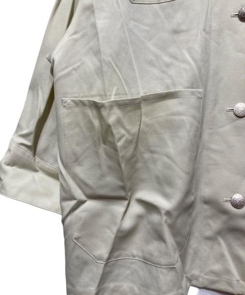 Demi-Luxe Beams（デミルクス ビームス）Demi-Luxe BEAMS (デミルクス ビームス) カバーオール ブルゾン ホワイト サイズ:38の古着・服飾アイテム