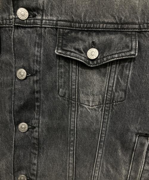 MM6 Maison Margiela（エムエムシックスメゾンマルジェラ）MM6 Maison Margiela (エムエムシックスメゾンマルジェラ) フレイド デニムベスト ブラック サイズ:キッズサイズ14の古着・服飾アイテム