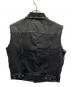MM6 Maison Margiela (エムエムシックスメゾンマルジェラ) フレイド デニムベスト ブラック サイズ:キッズサイズ14：15000円