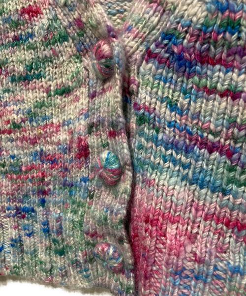 The Elder Statesman（エルダーステイツマン）The Elder Statesman (エルダーステイツマン) カシミヤカーディガン マルチカラー サイズ:XSの古着・服飾アイテム