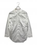 MADISON BLUEマディソンブルー）の古着「MADAME WORK SH TYPEWRITER」｜ホワイト