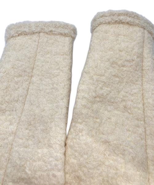 MADISON BLUE（マディソンブルー）MADISON BLUE (マディソンブルー) NO COLLAR JACKET アイボリー サイズ:Sの古着・服飾アイテム