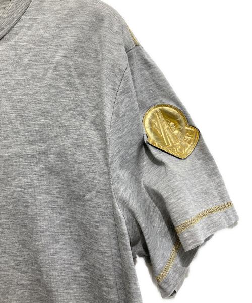 MONCLER（モンクレール）MONCLER (モンクレール) T-SHIRT GIROCOLLO グレー サイズ:XSの古着・服飾アイテム