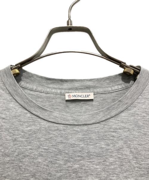 MONCLER（モンクレール）MONCLER (モンクレール) T-SHIRT GIROCOLLO グレー サイズ:XSの古着・服飾アイテム