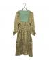 ne quittez pas (ヌキテパ) ペイズリー柄レーヨンワンピース グリーン×ベージュ サイズ:‐：10000円