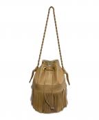 J&M DAVIDSONジェイ＆エム デヴィッドソン）の古着「カーニバルレザーショルダーバッグ」｜ベージュ