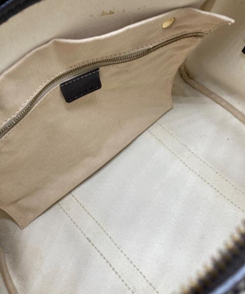 CELINE（セリーヌ）CELINE (セリーヌ) マカダム柄バッグ ベージュの古着・服飾アイテム