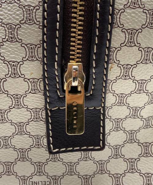 CELINE（セリーヌ）CELINE (セリーヌ) マカダム柄バッグ ベージュの古着・服飾アイテム
