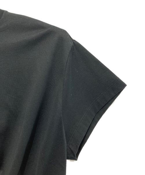 ebure（エブール）ebure (エブール) ペプラムカットソー ブラック サイズ:38の古着・服飾アイテム