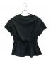 ebure (エブール) ペプラムカットソー ブラック サイズ:38：7000円