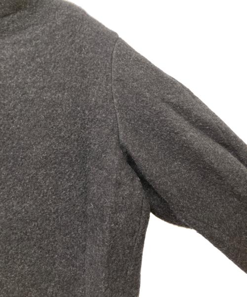 ATTACHMENT（アタッチメント）ATTACHMENT (アタッチメント) WO FLEECE BOTTLE NECK PULLOVER（ウールフリース ボトルネック プルオーバー） ブラック サイズ:SIZE 1の古着・服飾アイテム
