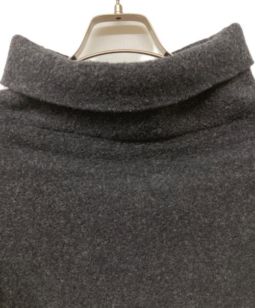 ATTACHMENT（アタッチメント）ATTACHMENT (アタッチメント) WO FLEECE BOTTLE NECK PULLOVER（ウールフリース ボトルネック プルオーバー） ブラック サイズ:SIZE 1の古着・服飾アイテム