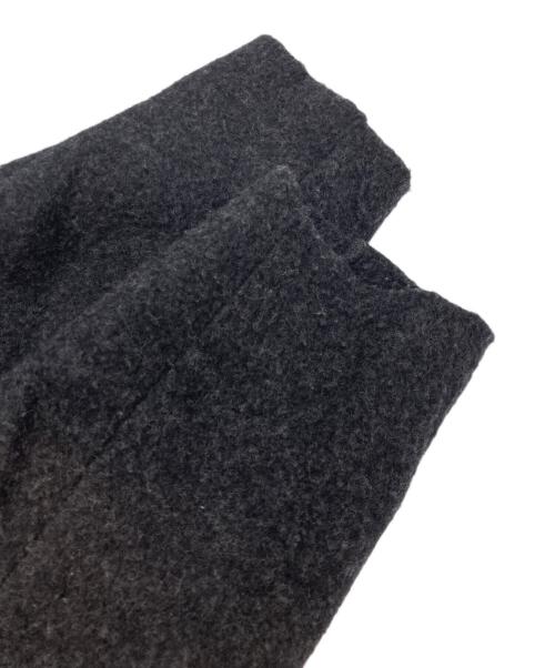 ATTACHMENT（アタッチメント）ATTACHMENT (アタッチメント) WO FLEECE BOTTLE NECK PULLOVER（ウールフリース ボトルネック プルオーバー） ブラック サイズ:SIZE 1の古着・服飾アイテム