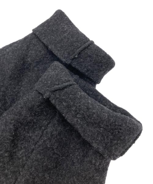 ATTACHMENT（アタッチメント）ATTACHMENT (アタッチメント) WO FLEECE BOTTLE NECK PULLOVER（ウールフリース ボトルネック プルオーバー） ブラック サイズ:SIZE 1の古着・服飾アイテム