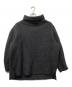 ATTACHMENT（アタッチメント）の古着「WO FLEECE BOTTLE NECK PULLOVER（ウールフリース ボトルネック プルオーバー）」｜ブラック