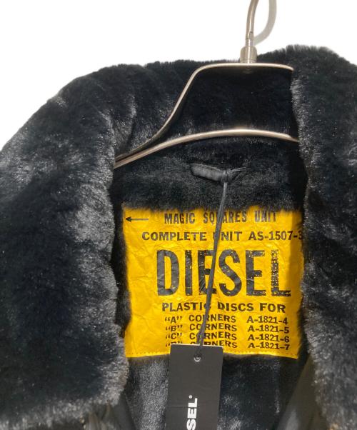 DIESEL（ディーゼル）DIESEL (ディーゼル) フライトジャケット ブラック サイズ:Lの古着・服飾アイテム