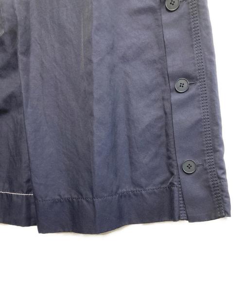 STELLA McCARTNEY（ステラマッカートニー）STELLA McCARTNEY (ステラマッカートニー) サイドボタンワイドパンツ ネイビー サイズ:42の古着・服飾アイテム