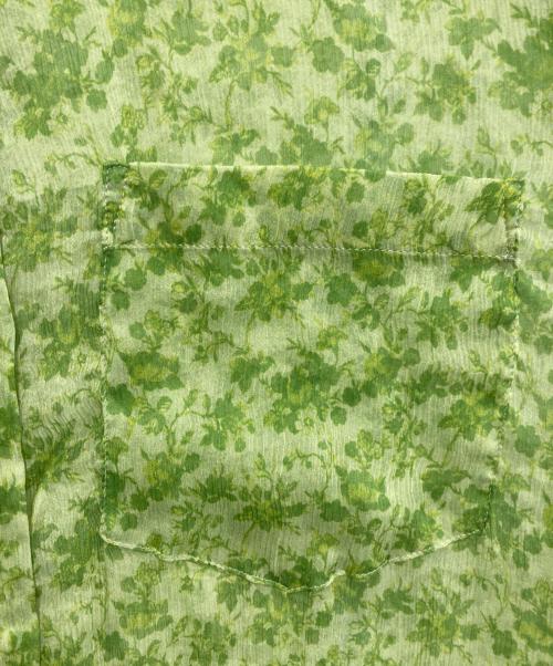 Acne studios（アクネ ストゥディオス）ACNE STUDIOS (アクネ ストゥディオス) 柄シャツ グリーン サイズ:36の古着・服飾アイテム