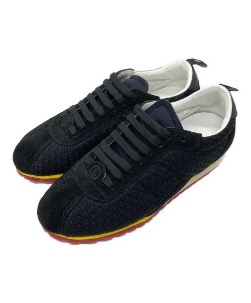 MM6 Maison Margiela（エムエムシックスメゾンマルジェラ）MM6 Maison Margiela (エムエムシックスメゾンマルジェラ) ローカットスニーカー ブラック サイズ:38の古着・服飾アイテム