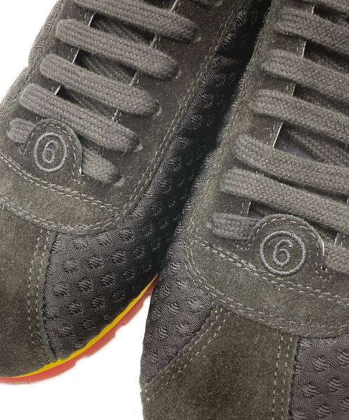 MM6 Maison Margiela（エムエムシックスメゾンマルジェラ）MM6 Maison Margiela (エムエムシックスメゾンマルジェラ) ローカットスニーカー ブラック サイズ:38の古着・服飾アイテム