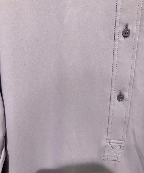 Graphpaper（グラフペーパー）Graphpaper (グラフペーパー) Satin band collar dress バイオレットの古着・服飾アイテム