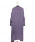 Graphpaper (グラフペーパー) Satin band collar dress バイオレット：6000円