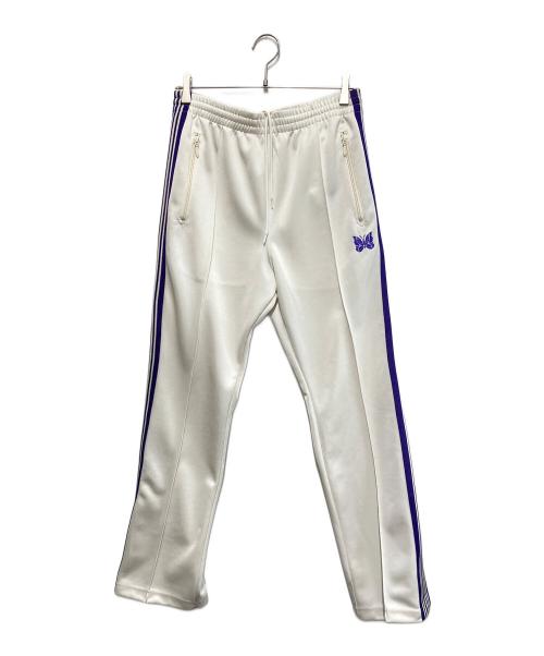 Needles（ニードルズ）Needles (ニードルズ) Narrow Track Pant ホワイト×パープル サイズ:Sの古着・服飾アイテム