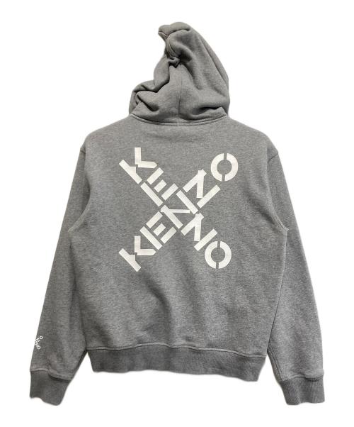 KENZO（ケンゾー）KENZO (ケンゾー) ジップパーカー グレー サイズ:Sの古着・服飾アイテム