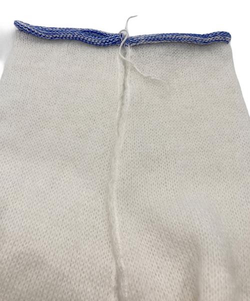 MM6 Maison Margiela（エムエムシックスメゾンマルジェラ）MM6 Maison Margiela (エムエムシックスメゾンマルジェラ) Vネックニット ホワイト サイズ:Sの古着・服飾アイテム